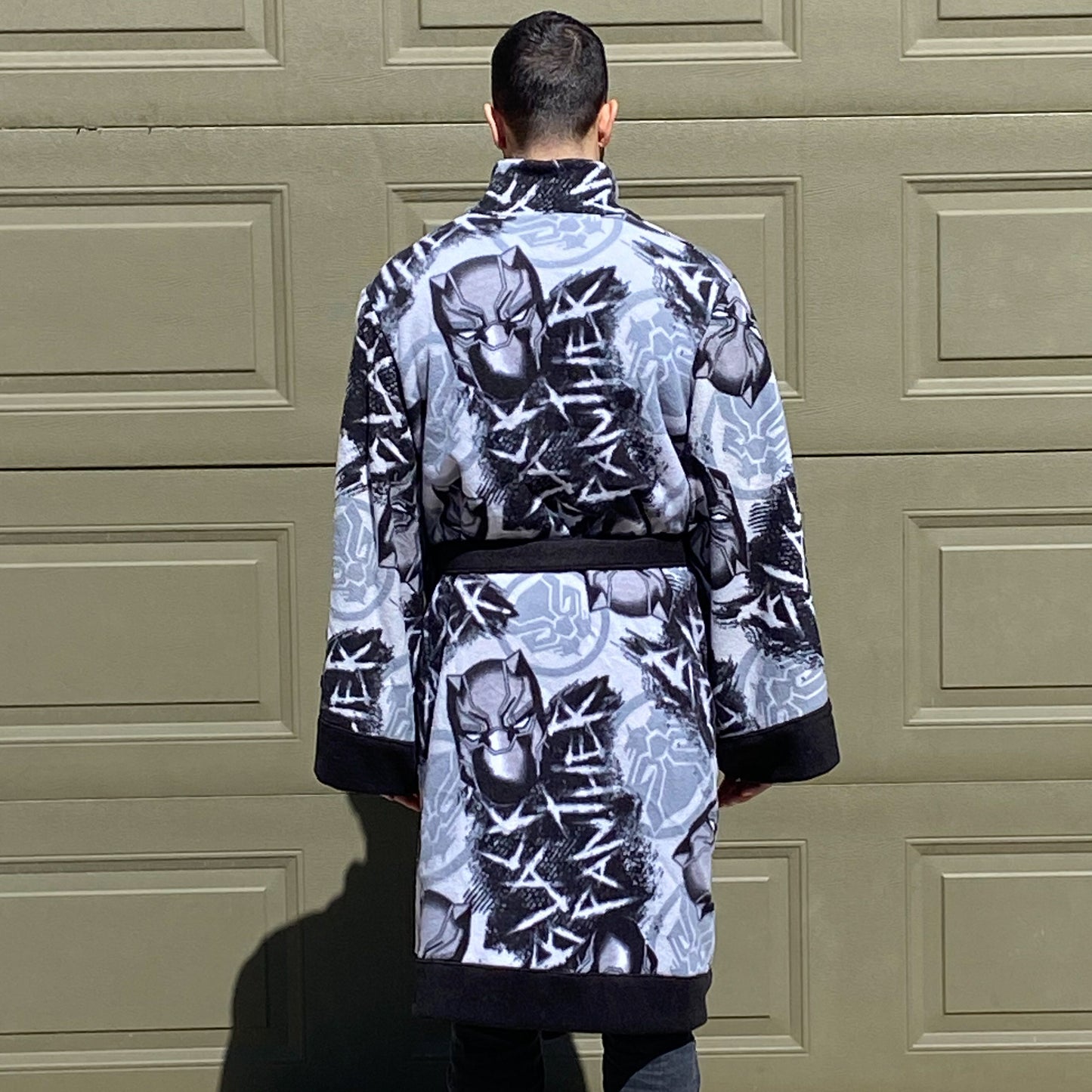 Black Panther Fleece Robe