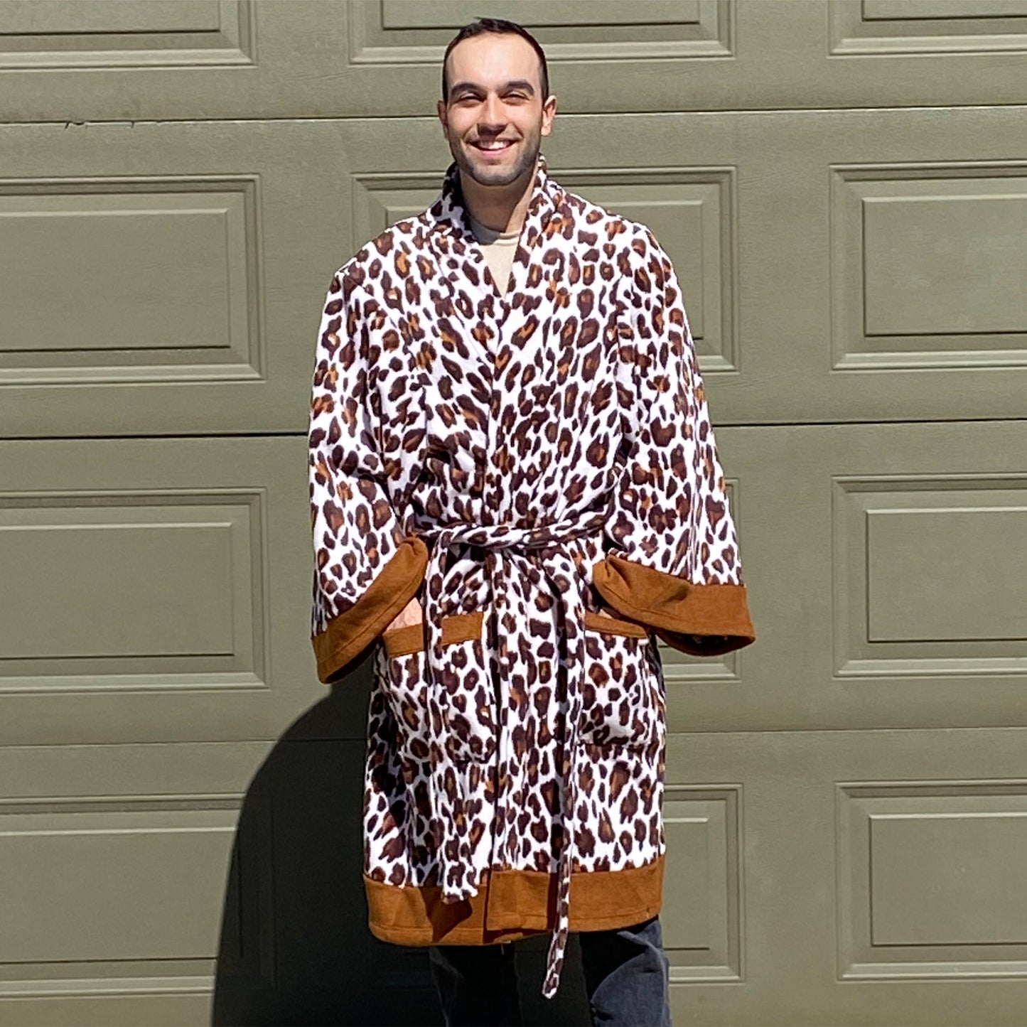 Leopard Print Robe