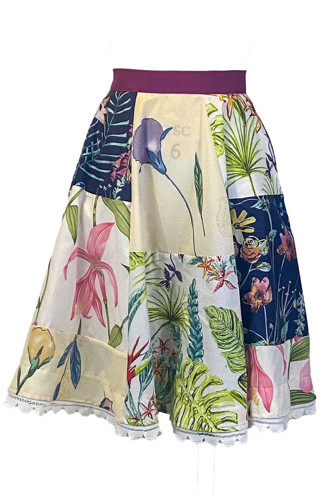 Patchwork Flower Skirt