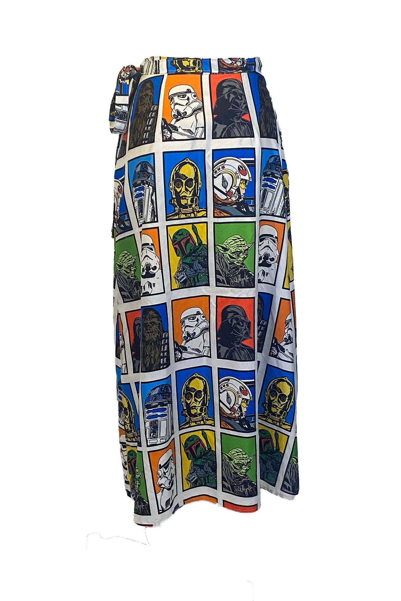 Retro-Inspired Sci-Fi Wrap Skirt