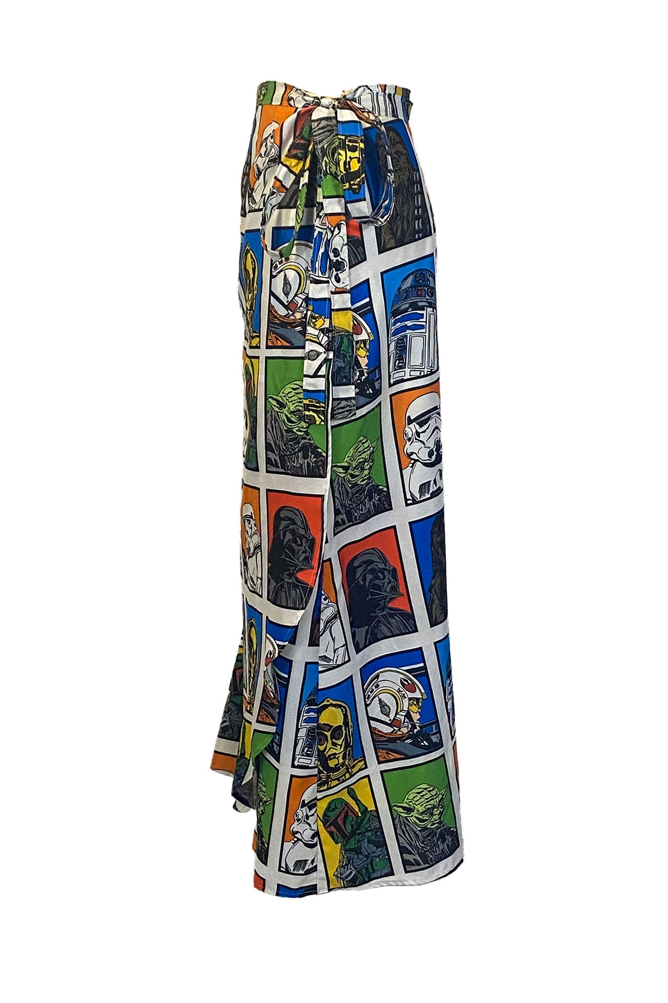 Retro-Inspired Sci-Fi Wrap Skirt