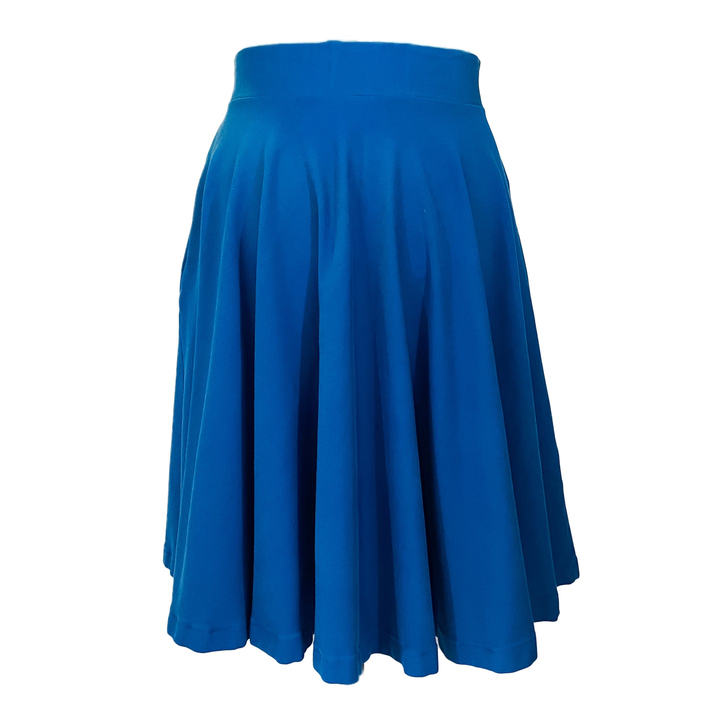 Photo of a blue circle skirt